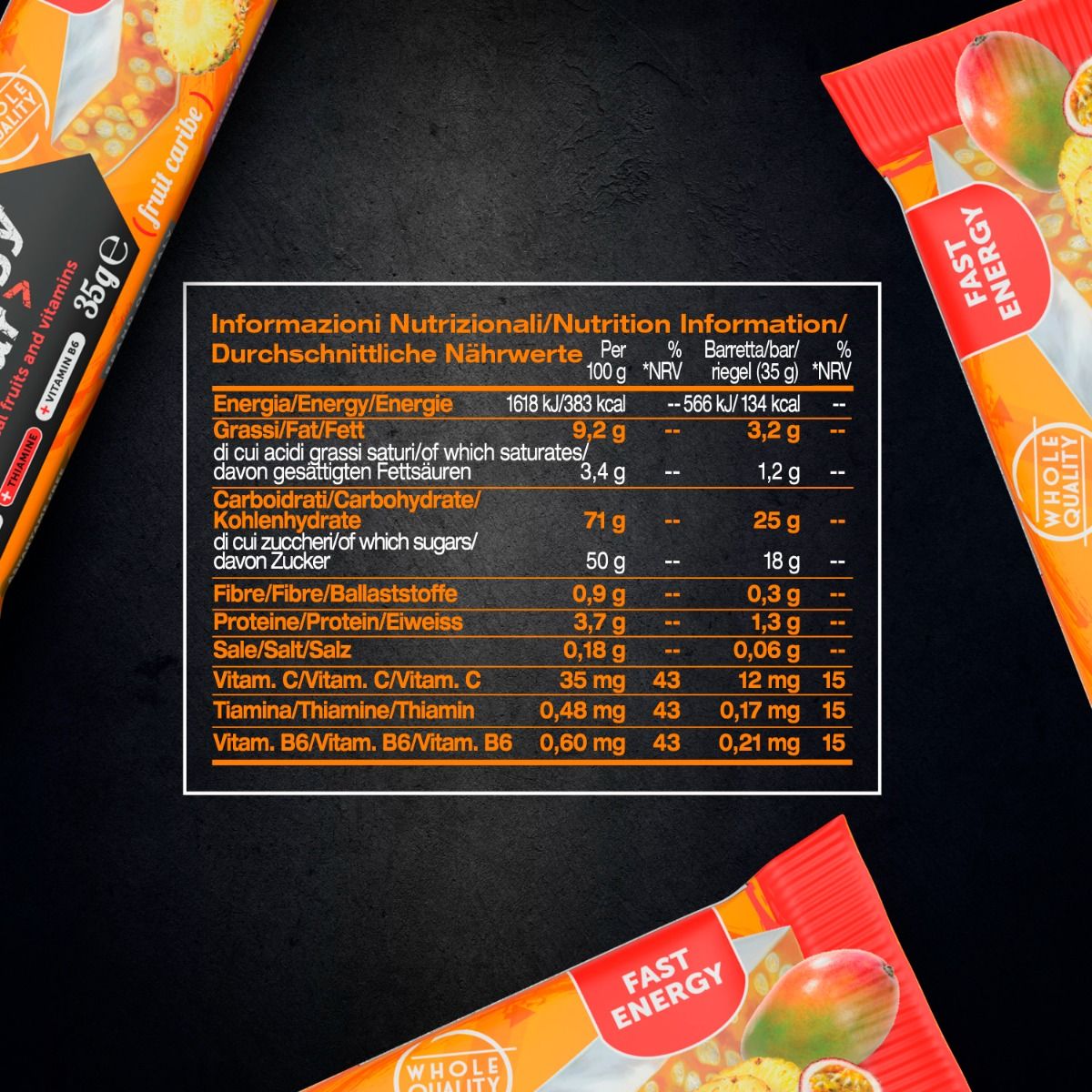 TOTAL ENERGY FRUIT BAR Fruit Caribe (35g)