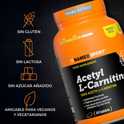 ACETYL L-CARNITINE 60 tabletas (84g)