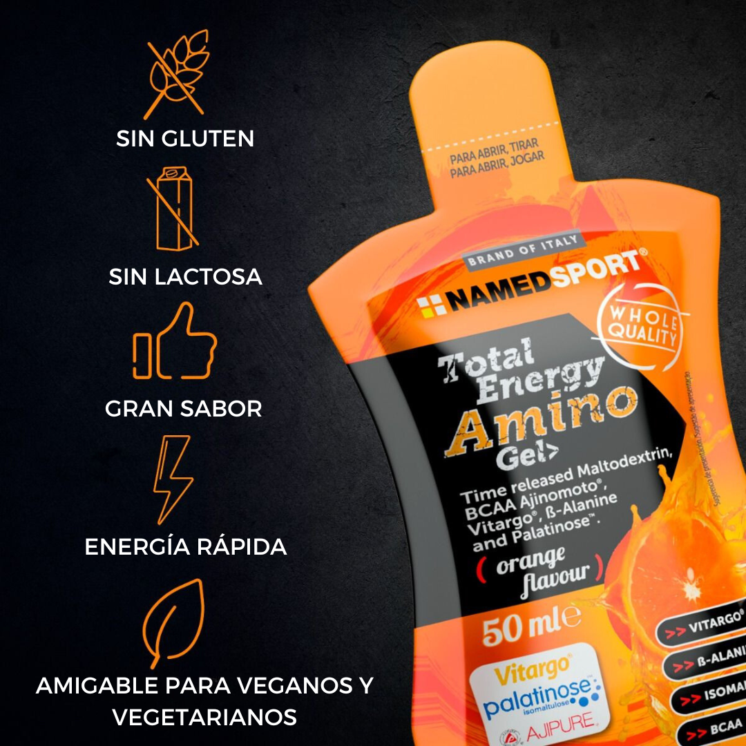 TOTAL ENERGY AMINO GEL Orange Flavour (50ml)