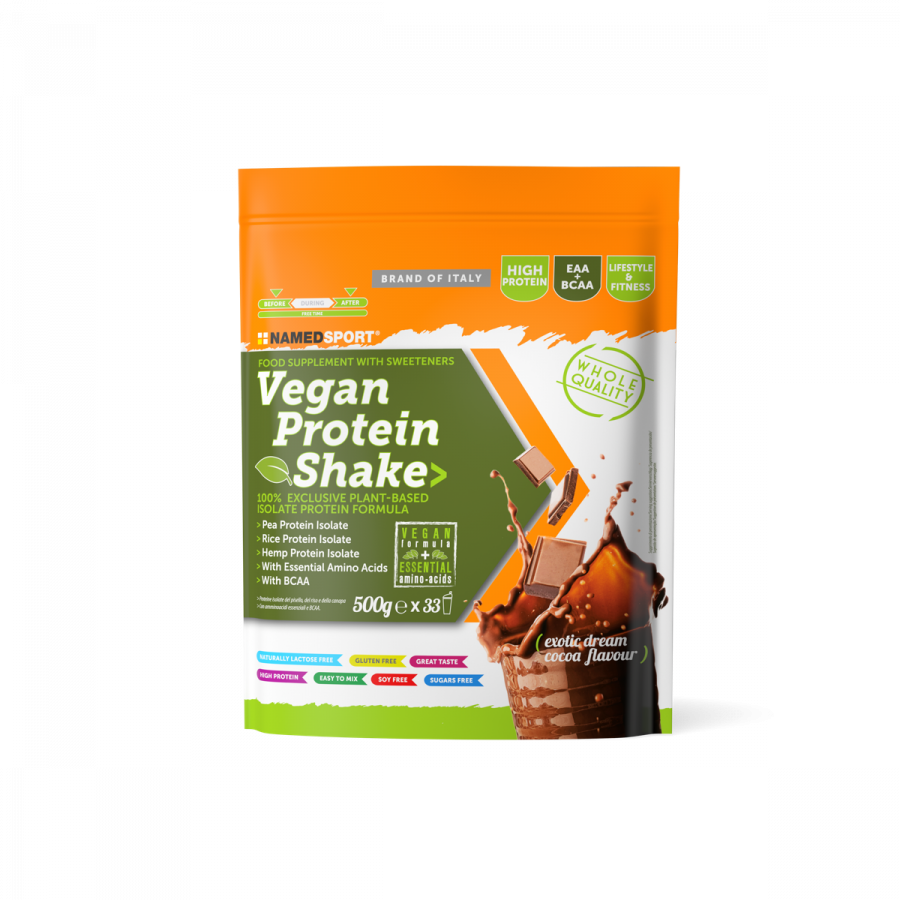 VEGAN PROTEIN SHAKE EXOTIC Dream Cocoa (500gr)